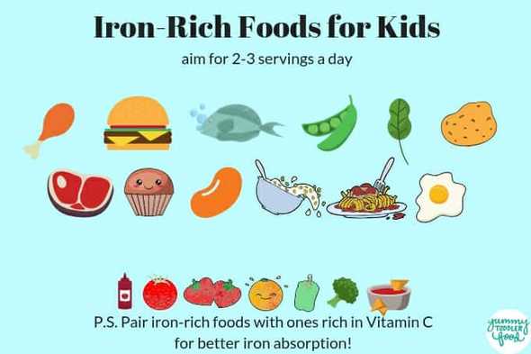 iron rich food for kids